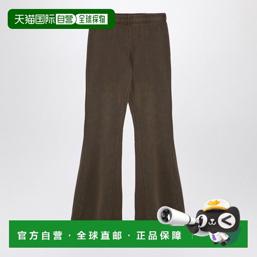 香港直邮Entire Studios 女士 有机棉军装风绿色喇叭裤子 ES2303C