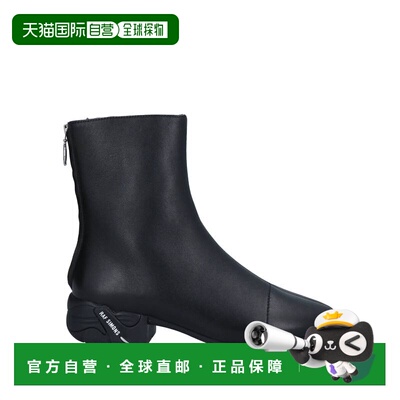 1h可退 香港直邮Raf Simons 拉夫 西蒙 男士 脚踝靴 black黑色 舒