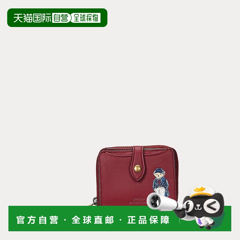 自营欧洲直邮RalphLauren拉夫劳伦 PoloPolo Bear 紧凑型钱包