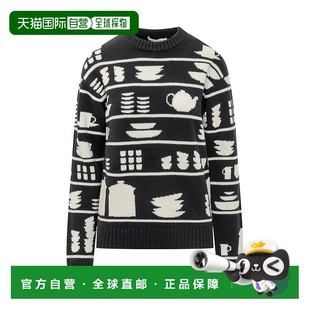 1h可退 香港直邮J.W. Anderson 女士 JW Anderson 全印花圓領套頭