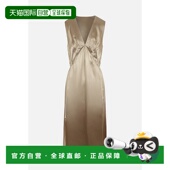 香港直邮Bottega 流线型缎面连衣裙 Veneta 女士 葆蝶家 1h可退