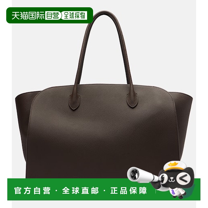 香港直邮The Row 女士 Marlo 17 皮革手提包 brown棕色 舒适时尚