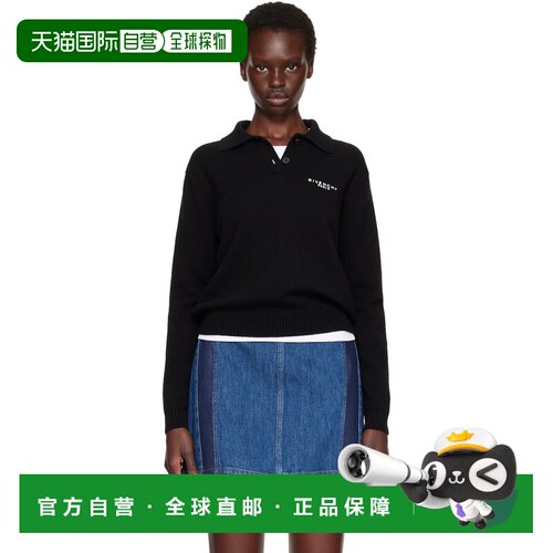 香港直邮Givenchy 纪梵希 女士 黑色 Polo 衫 BW61J04ZTA001001BL