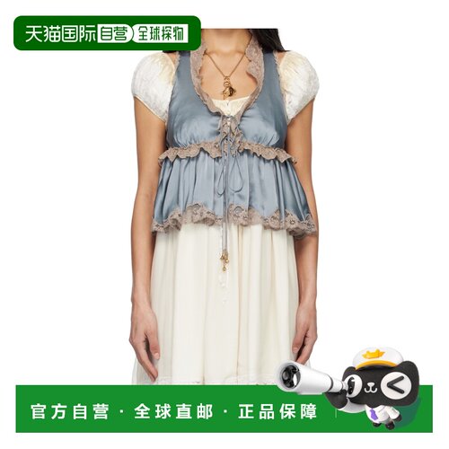 1h可退 香港直邮Chloe 系带无袖上衣 CH25WHT24008