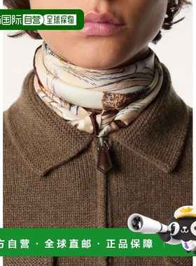 自营欧洲直邮Loro Piana 女士多色真丝围巾