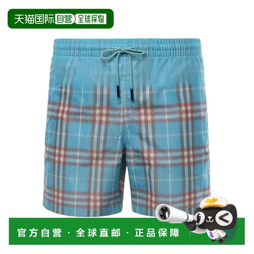 香港直邮BURBERRY 男士短裤 8121694 SS2026 花色 Swim Trunks Wi
