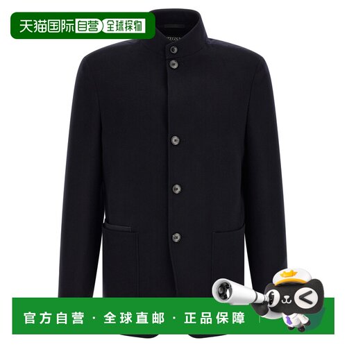 1h可退 欧洲直邮ZEGNA 男士夹克 S69081A41VHKQ07 AW2026 蓝色 Ja