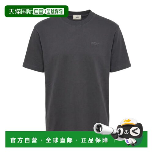 香港直邮AUTRY 男士T恤 TSPX111L AW2026 灰色 圆领支付后1h可退