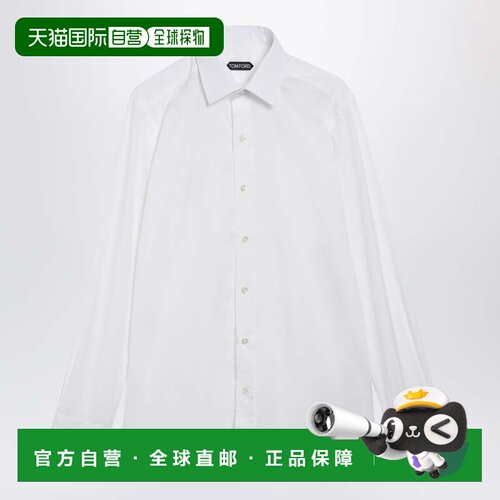 1h可退 香港直邮Tom Ford 汤姆 福特 男士 修身棉质衬衫(Optical