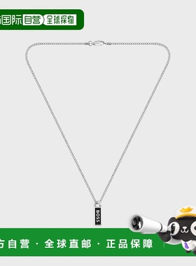 自营欧洲直邮HUGO BOSS雨果BOSS ORANGE带徽标牌的项链吊坠