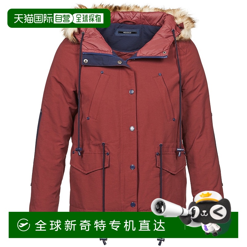 欧洲直邮Kookai  KATE 女装派克大衣连帽外套 A1083-SB