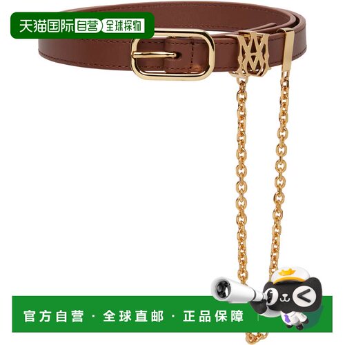 香港直邮AMIRI 男士 棕色 MA 2CM Chain 腰带 AMACBL1025
