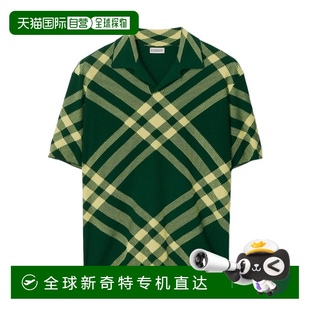 香港直邮Burberry 80810921博柏利针织 羊毛短袖 Polo衫
