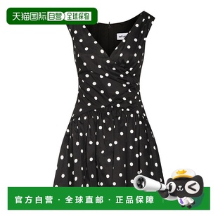 1h可退 香港直邮Self-Portrait 女士 黑色棉质连衣裙 RS26209SBBL