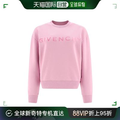 香港直邮Givenchy 纪梵希 女士 徽标圆领卫衣 BWJ0213YCX