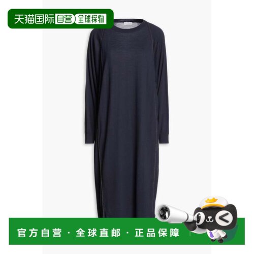 香港直邮Brunello Cucinelli 布内罗 古奇拉利 女士 串珠精饰羊毛