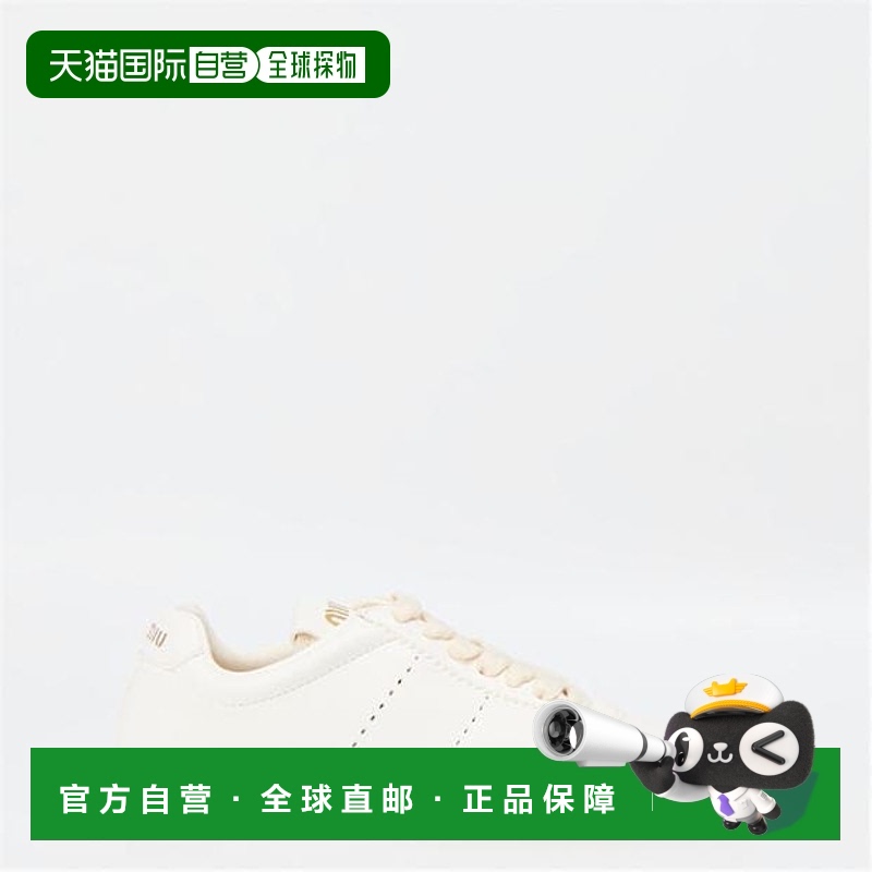 1h可退 香港直邮Miu Miu 缪缪 女士 Plume 绒面革训练鞋