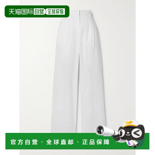 香港直邮The Row 女士 Bufus徽标阔腿裤休闲裤西装裤 6991W2400