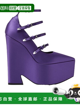 香港直邮Versace 尖头防水台高跟鞋 10094691A00619范思哲单鞋