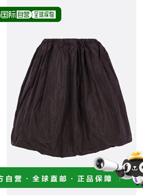 香港直邮Prada 普拉达 女士 塔夫绸宽下摆女裙 P136ISOOO18LN