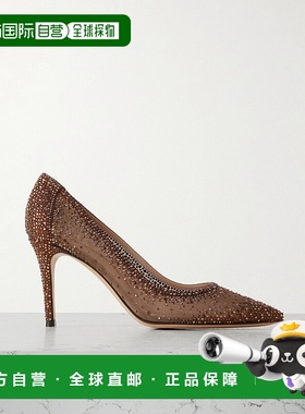 香港直邮Gianvito Rossi 吉安维托 罗西 女士 Rania 85 水晶装饰