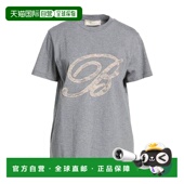 香港直邮Blumarine grey灰色 蓝色情人 1h可退 女士 T恤 舒适时尚