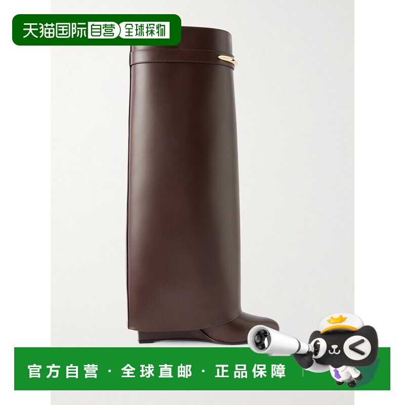 1h可退 香港直邮Givenchy 纪梵希 女士 鲨鱼皮及膝靴子 BE703XE1J