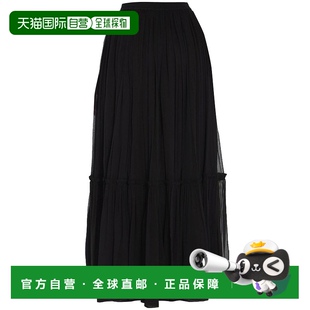 半身裙新款 1h可退 女士 laurent a字裙 欧洲直邮saint