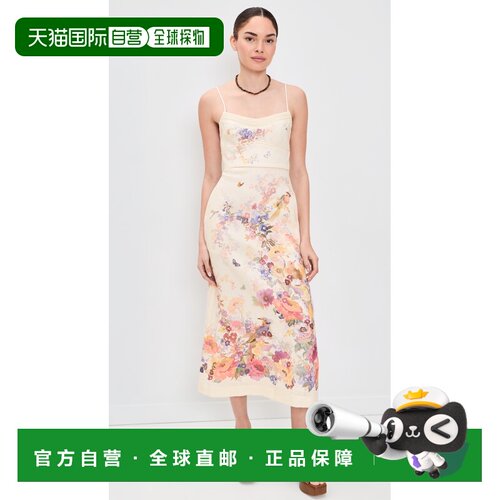 1h可退 美国直邮ZIMMERMANN 女士 Alchemy 中长连衣裙  舒适时尚