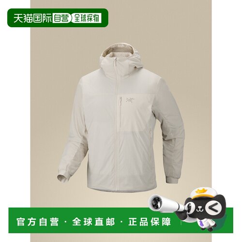 自营欧洲直邮Arcteryx始祖鸟 Proton SL男士海盐白尼龙连帽夹克