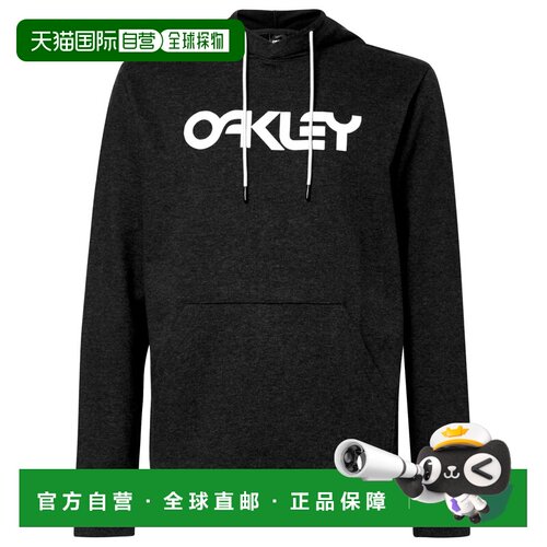 1h可退 欧洲直邮OAKLEY 男士卫衣 0174256BLACKWHITE CO 黑色帽衫