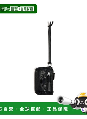 自营欧洲直邮Balenciaga巴黎世家 Le Cagole女士黑色小羊皮拉链钱