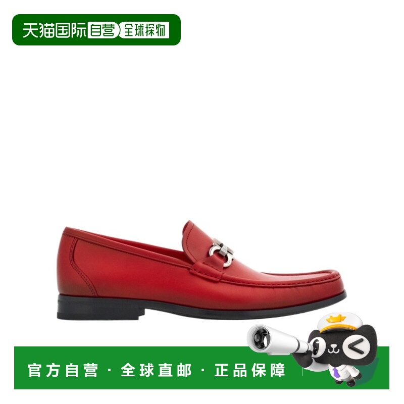 香港直邮Salvatore Ferragamo Gancini扣饰乐福鞋 029457一脚蹬