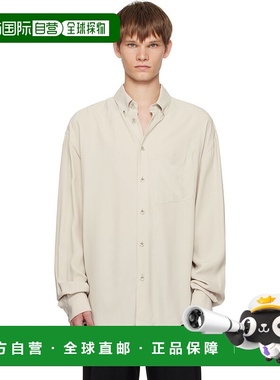 香港直邮Mugler 穆勒 男士 灰色 Pierced 衬衫 25F1TO0724484