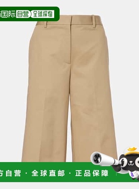 1h可退 香港直邮NILI LOTAN 女士 Erza 棉质短裤 beige米色 舒适