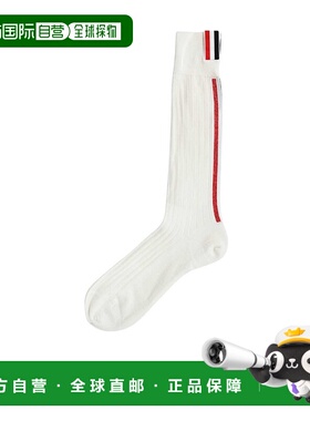 香港直邮Thom Browne 徽标袜子 MAS037AY1020羊毛羊毛袜长筒袜
