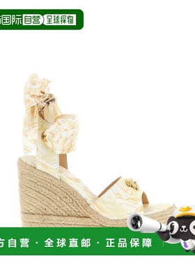 1h可退 香港直邮versace 范思哲 女士 'La Medusa' 坡跟鞋 102136