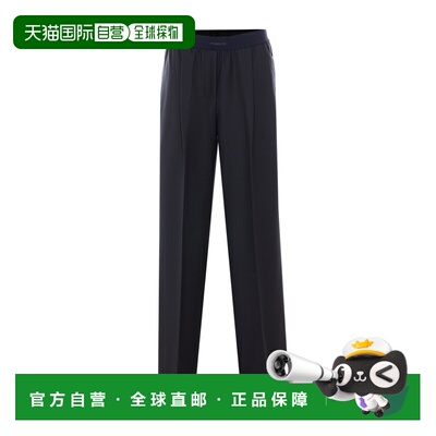 香港直邮PINKO 女士休闲裤 107560A3IFG03 AW2026 黑色 弹力阔腿