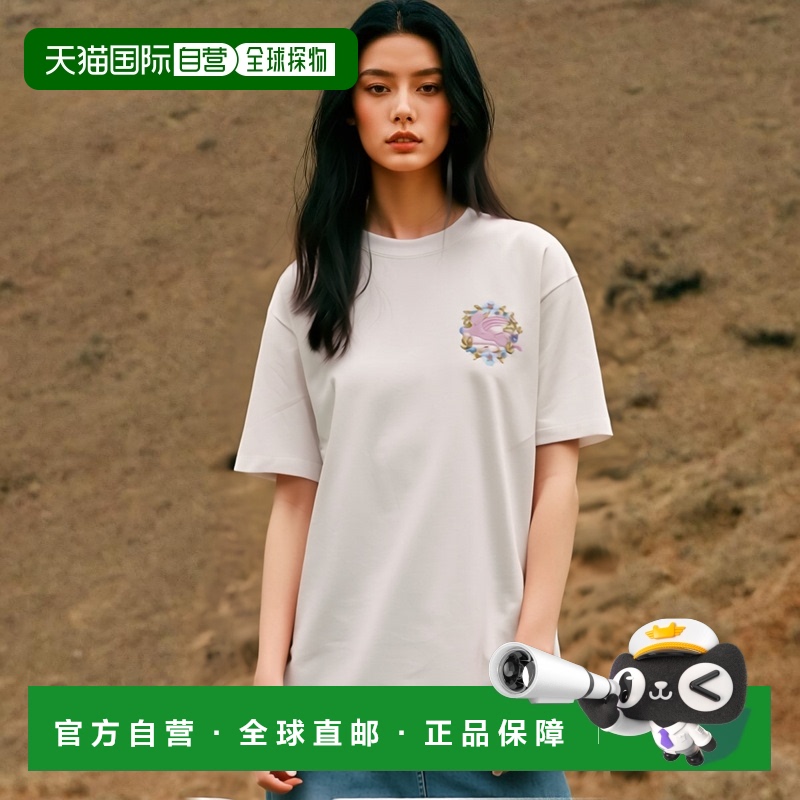香港直邮Etro 艾特罗 女士 徽标T恤 WRJB0007AC036短袖刺绣