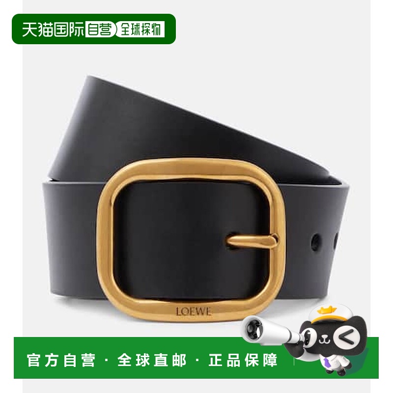 1h可退 香港直邮LOEWE 罗意威 女士 皮带腰带 black黑色 舒适时尚