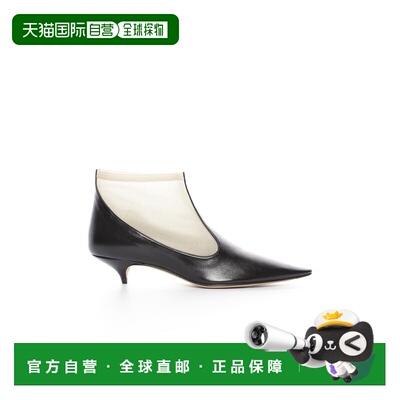 1h可退 香港直邮The Row 女士 黑色 & 米色踝靴 F1581SL1女靴