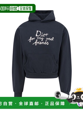 1h可退 香港直邮DIOR 迪奥 男士 蓝色毛线衫 583J624A081