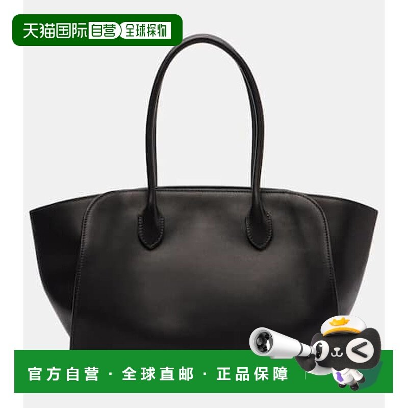 1h可退 香港直邮The Row 女士 Marlo 12 皮革手提包 black黑色 舒