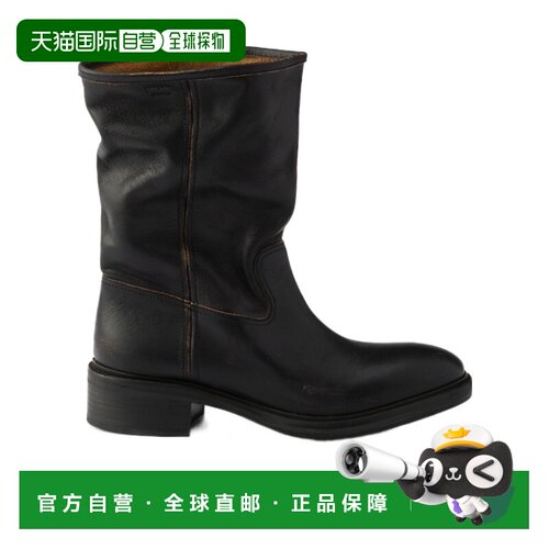 香港直邮Prada 圆头短筒靴 1U509OV69F045女靴 【付后1h可退】