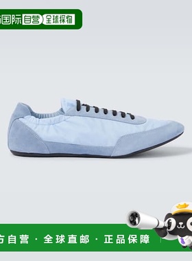 1h可退 香港直邮Prada 普拉达 男士 Collapse Re-Nylon 绒面革运