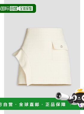 香港直邮Sandro 女士 荷叶边花呢迷你半身裙 SFPJU00892包臀裙