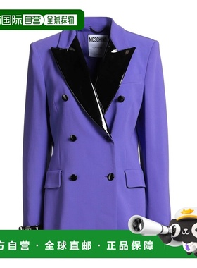 香港直邮Moschino 莫斯奇诺 女士 西装外套 purple紫色 舒适时尚