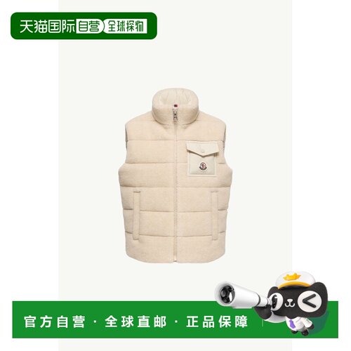 欧洲直邮MONCLER(盟可睐) Doudoune sans manches en teddy Merek