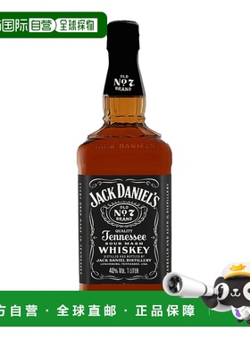 欧洲直邮Jack Daniel's 威士忌（带封条）40% 酒精度 1 升 原装进