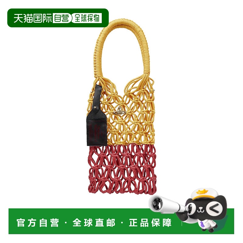 香港直邮Vivienne Westwood Thrawler 大号花边手提包 42030059UW